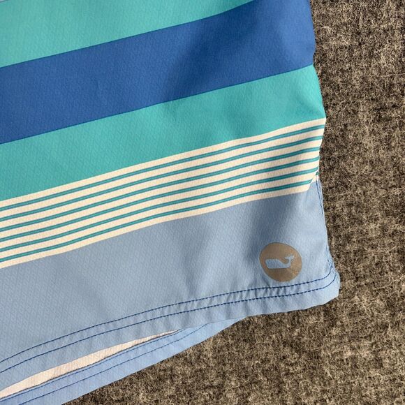 Vineyard‎ Vines Swim Shorts Mens 42 Swmwear Trunks Boardshorts Zip Pocket - Picture 3 of 10